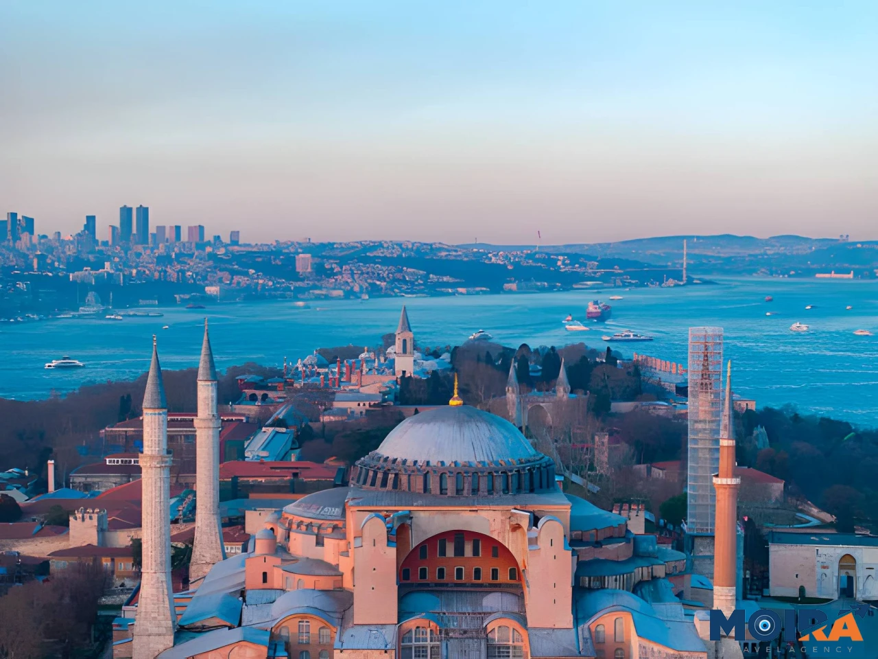 Hagia-Sophia-Sunset-Istanbul