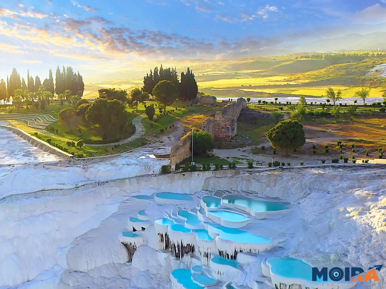 Pamukkale-Travertines-Denizli-Turkey