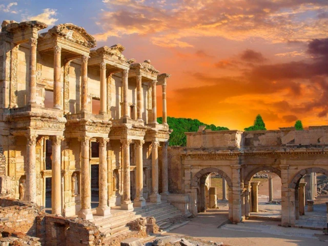 Library-of-Celsus-Ephesus-Front-Facade-Turkey