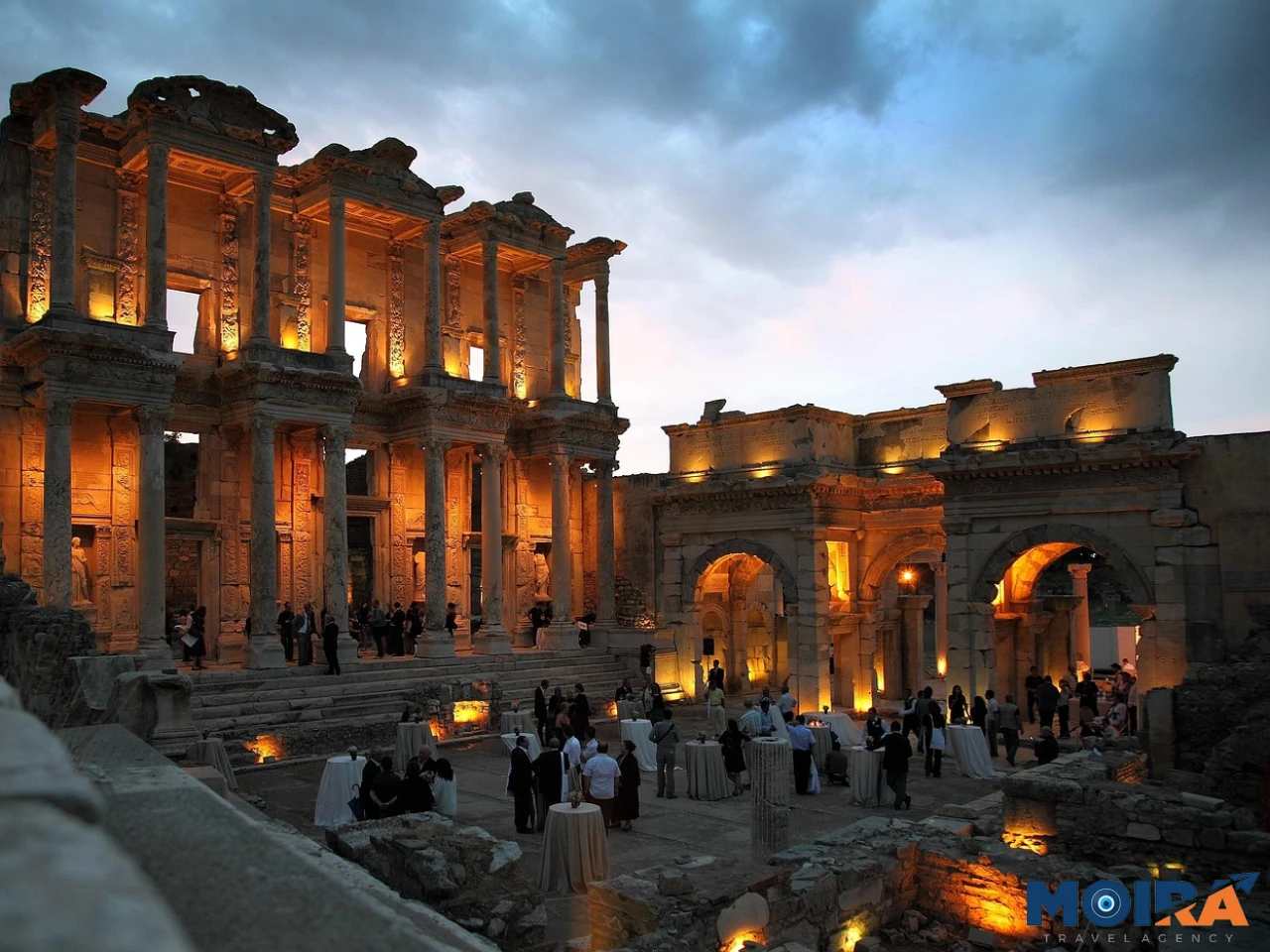 Library-of-Celsus-Night-Gathering-Ephesus-Turkey
